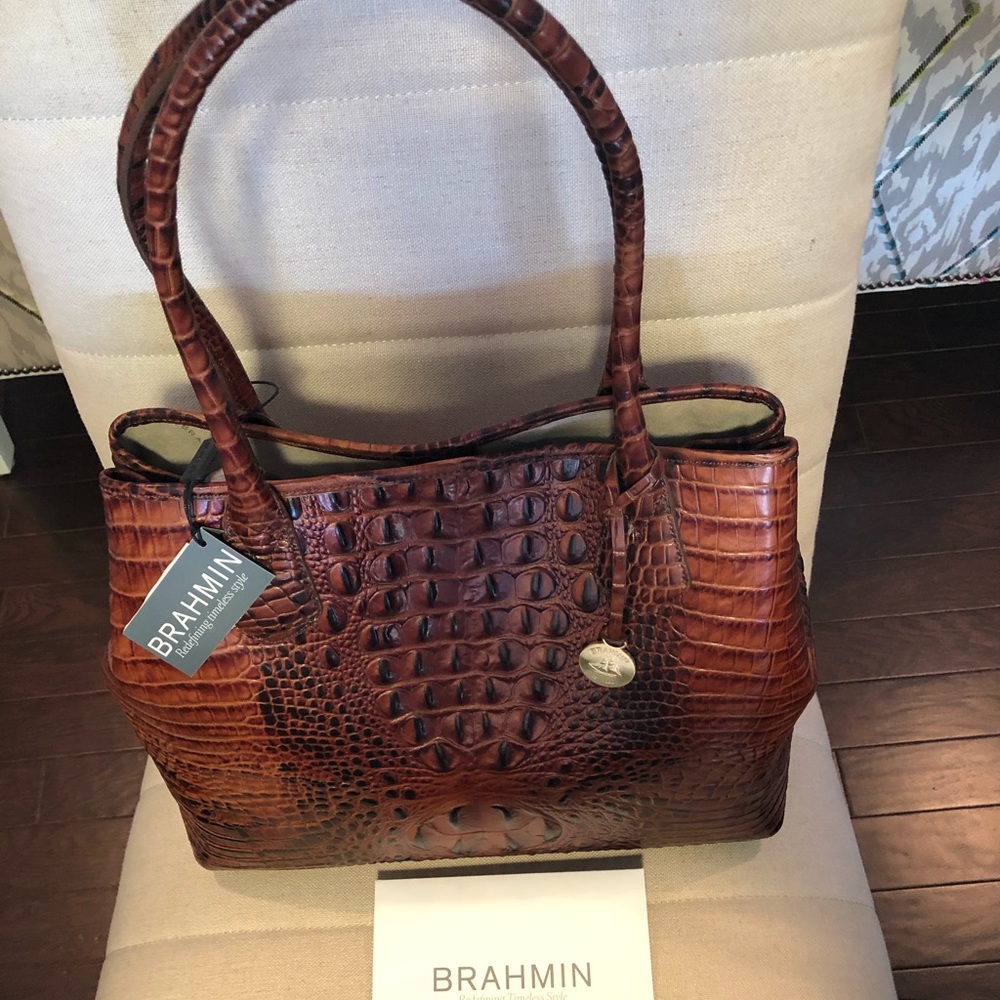 Brahmin Anytime Tote - Pecan Melbourne